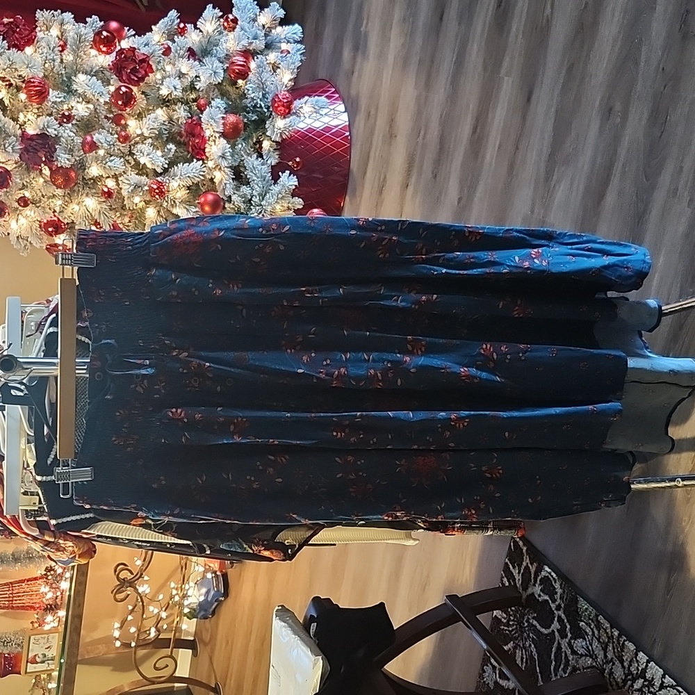 Floral long skirt